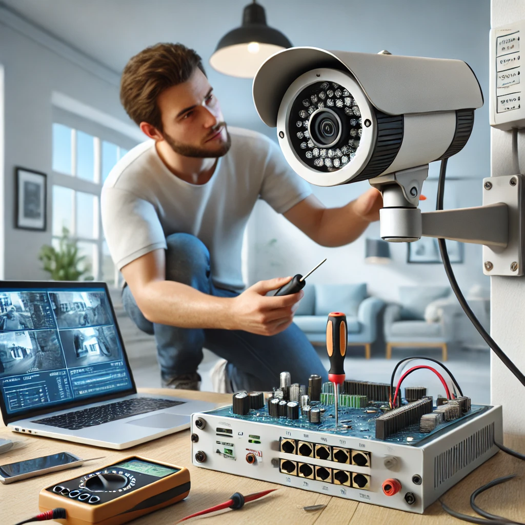 Illustration : vidéo surveillance - réglage